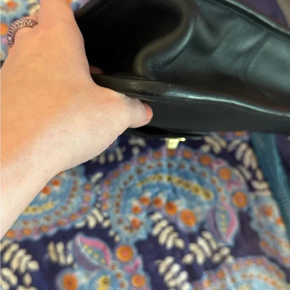 Coach Black Leather Satchel - Picture 5 of 16